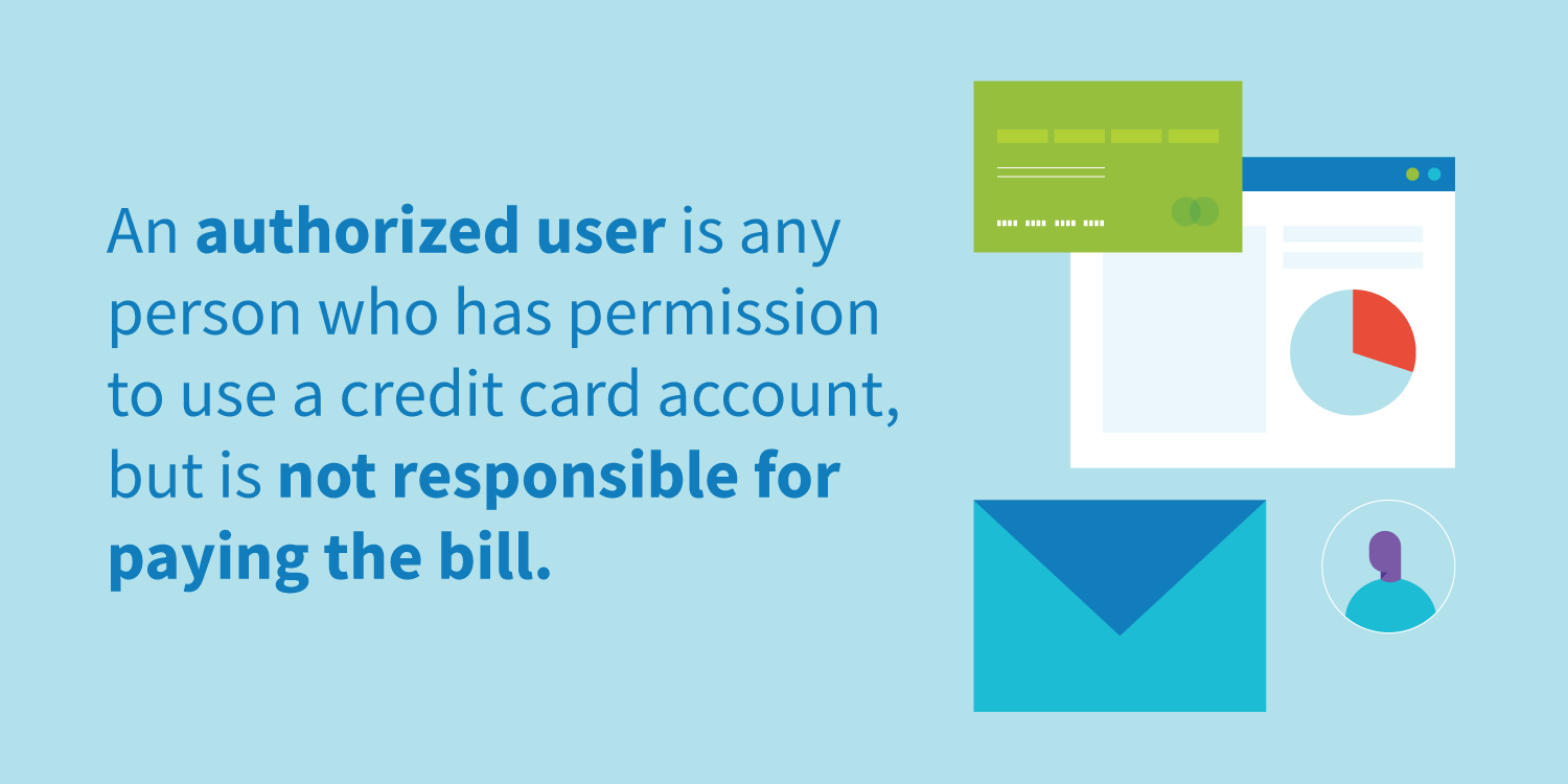 Un usuario autorizado es cualquier persona que tiene permiso para usar una cuenta de tarjeta de crédito, pero no es responsable de pagar la factura.