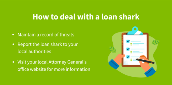 How to deal with a loan shark