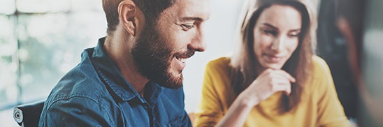 man and woman together